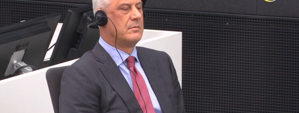 Thaci in the Hague