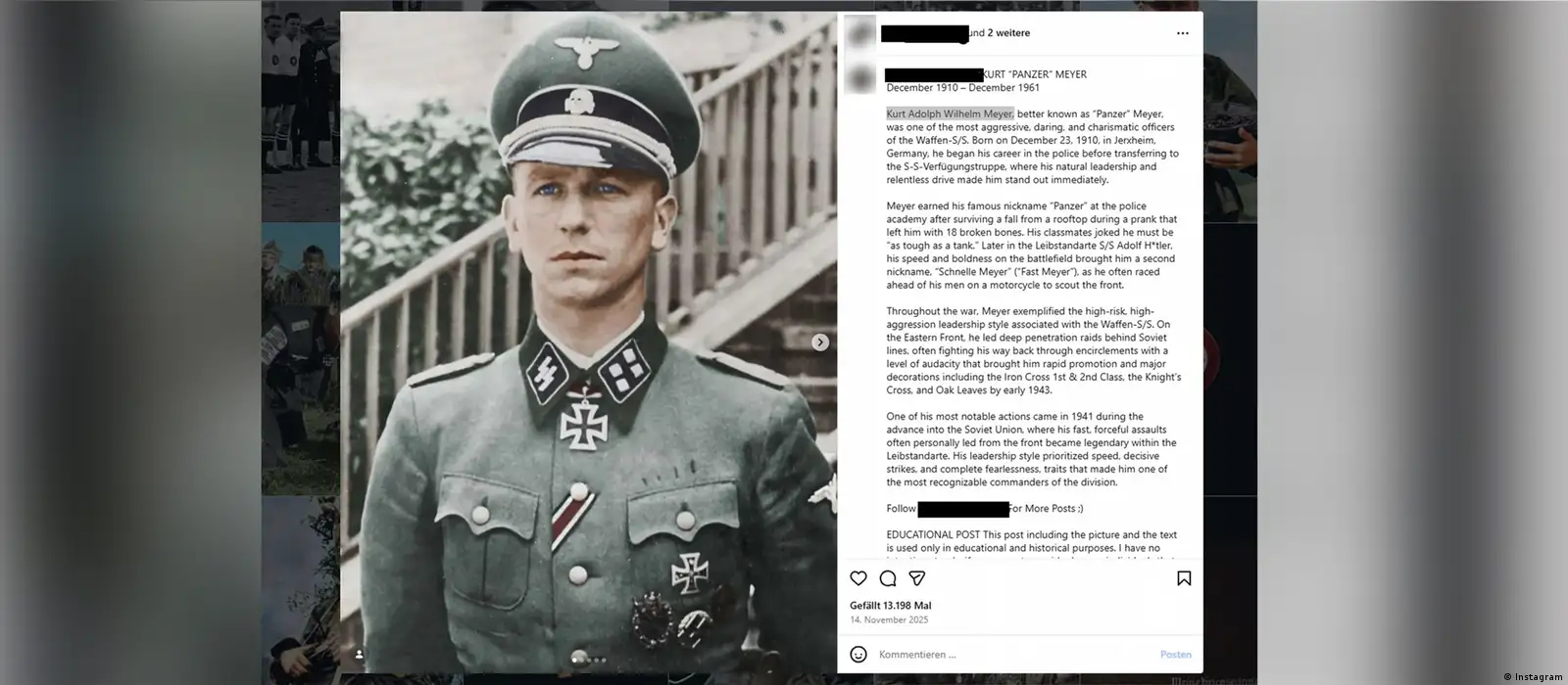 Instagram and Holocaust